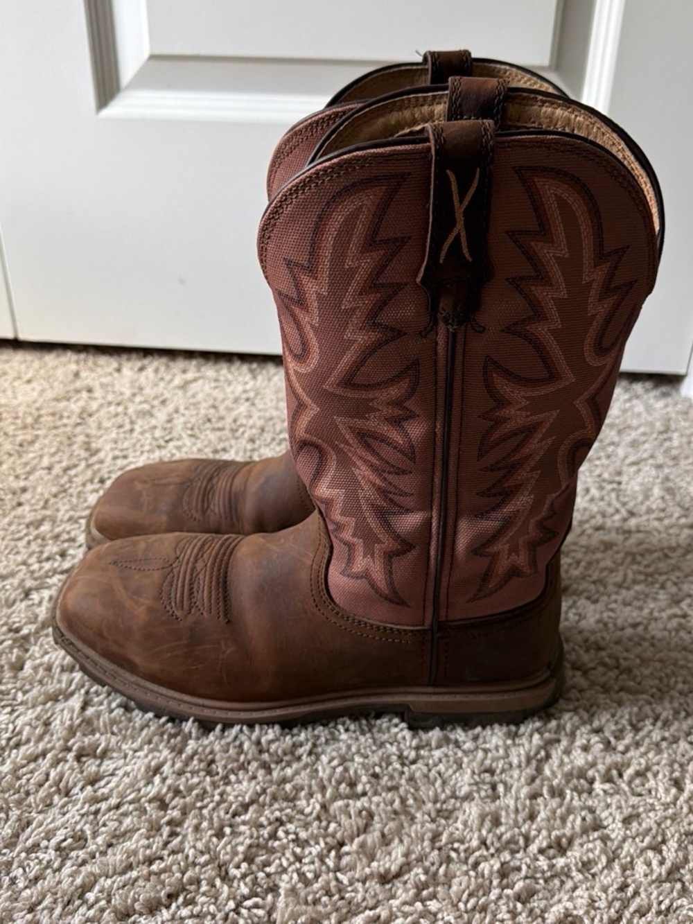 Twisted X Ladies UltraLite X Tobacco Brown Nano Toe Work Boot 6.5